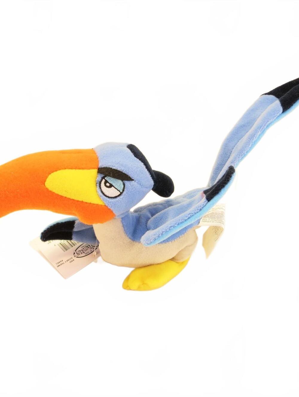 Vintage 1990s Zuzu Hornbill Bird Lion King Bean Bag Plush 13"